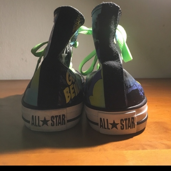Dark night Gotham city hi top converse - Picture 6 of 6